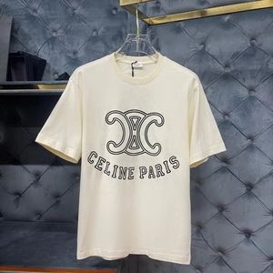 Celine Men's Fashion Casual Letter Print Short Sleeve T-Shirt